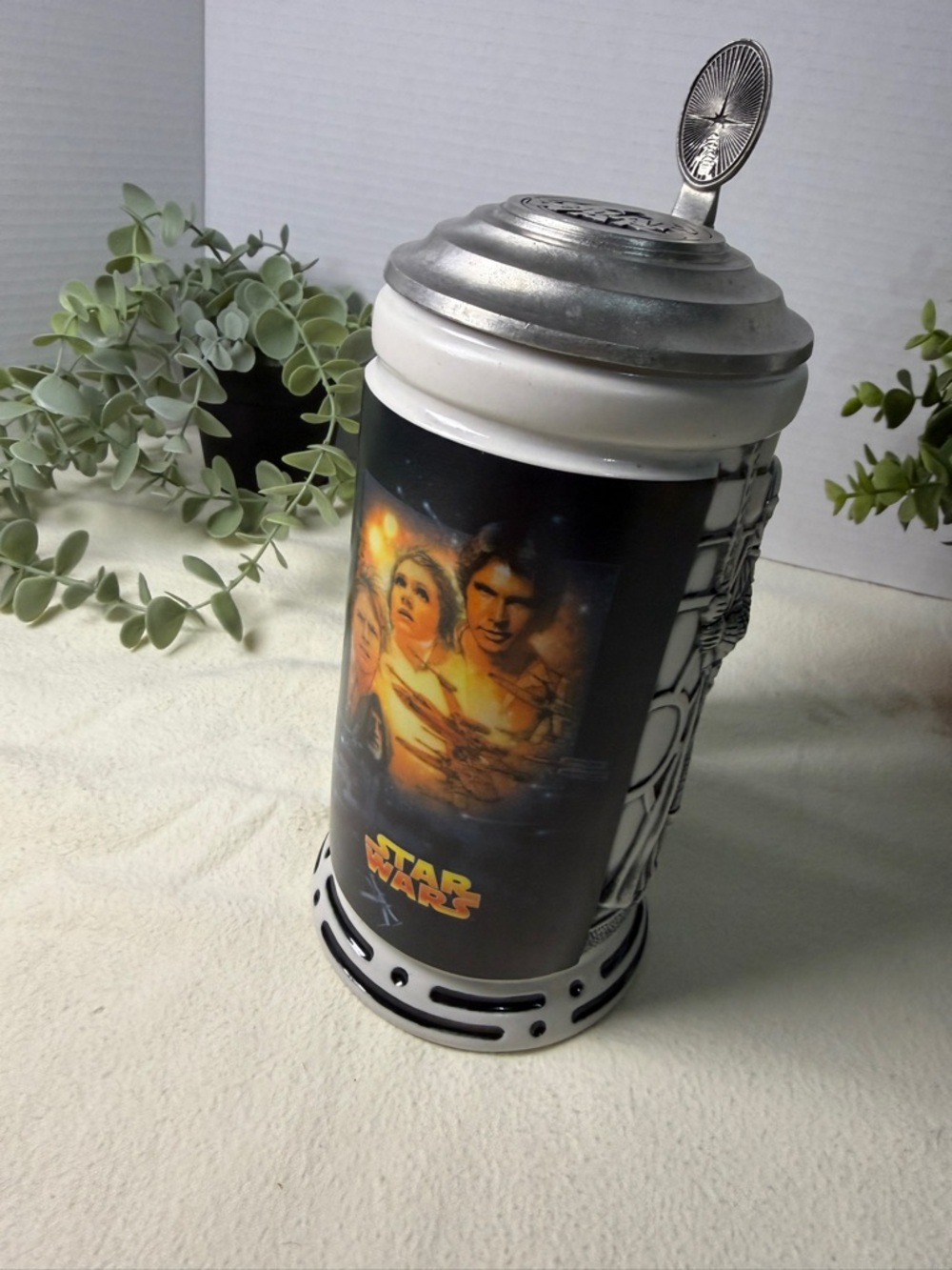 Star Wars Limited Edition Beer Stein Mug 1998 CUI Ceramarte #35163 Darth Vader